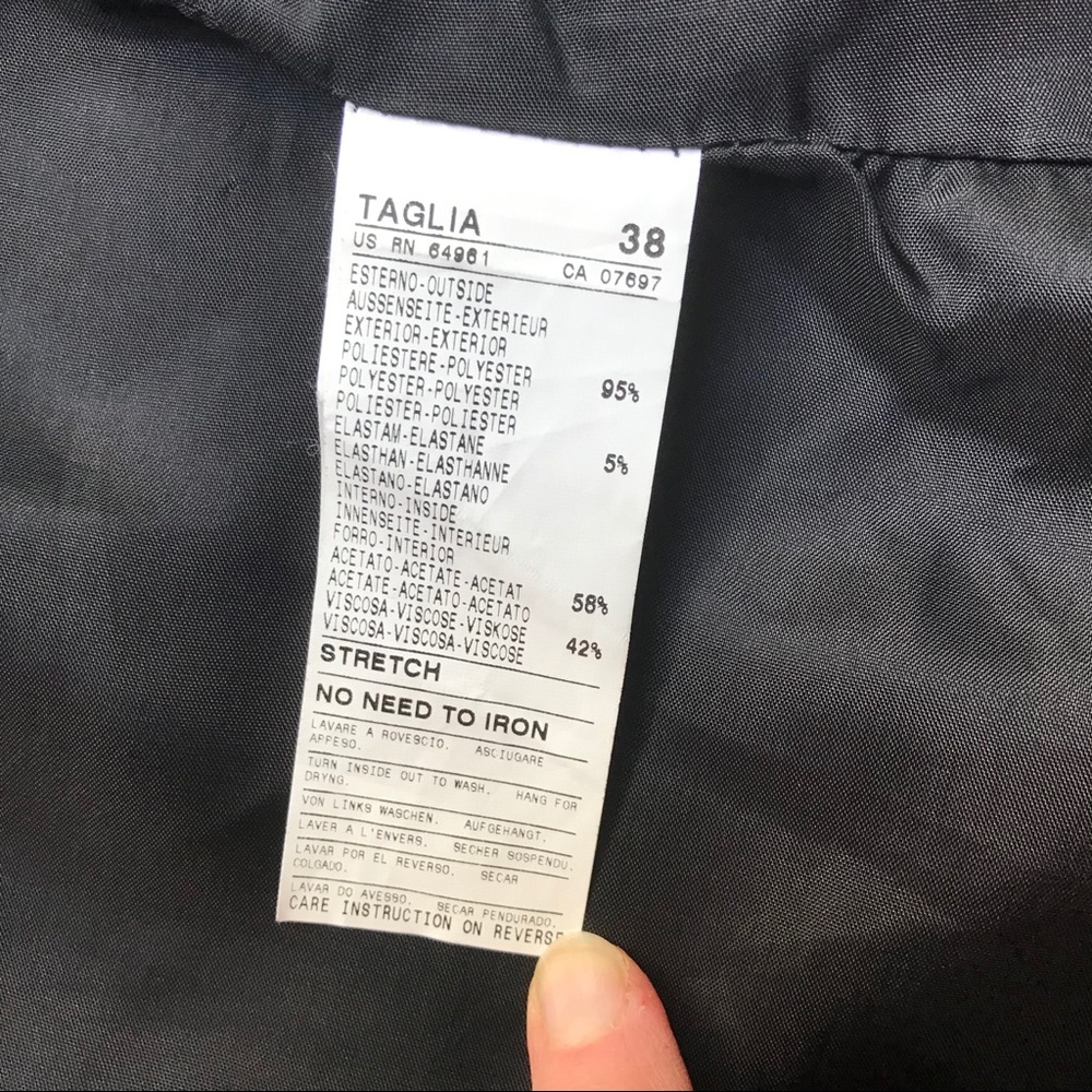 United Colors of Benetton Pinstripe Blazer, EUC S - Picture 11 of 15
